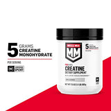 Muscle Milk Pro Series Creatine Powder Supplement, Unflavored, 1.1 Pound, 100 Servings, 5g Creatine Monohydrate, NSF Certified for Sport, Packaging May Vary