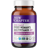 New Chapter Women's, Every Woman's One Daily 40+, Fermented with Probiotics + Vitamin D3 + B Vitamins + Organic Non-GMO Ingredients - ct Multivitamin, 48 Count (Pack of 1)