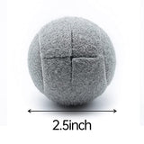 Magicorange 8 PCS Precut Walker Tennis Balls for Furniture Legs and Floor Protection, Heavy Duty Long Lasting Felt Pad Glide Coverings(Grey)