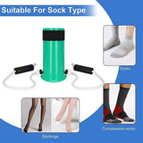 supregear Sock Aid Kit, Wider Sock Stocking Slider, Sock Remover, Shoe Helper with Long Shoe Horn Dressing Aid for Women Men Elderly Pregnant, 34" Adjustable Cords, Easy on Easy Off