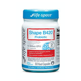 Life-Space Shape B420™ Probiotics, Clinically Studied Strains, Supplement for Women and Men, Supports Digestive Health and Metabolic Rate, 2-Month Serving - 60 Vegetarian Capsules