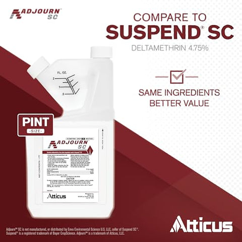Adjourn SC (1 Pint) Insecticide Concentrate - Compare to Suspend SC - Deltamethrin 4.75%