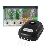 AQUANEAT® Aquarium Air Pump 300GPH, for up to 200 Gallon Fish Tank, Powerful Hydroponic Aerator Pump with Tubing, Air Stones, Air Valves