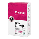 Viviscal Hair Growth Supplements for Women, Clinically Proven Hair Growth Product with Proprietary Collagen Complex, Results of Thicker, Fuller Hair Nourish Hair Loss, 180 Tablets - 3 Month Supply