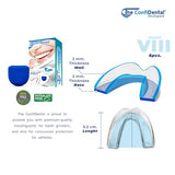 The ConfiDental Mouth Guard for Grinding Teeth at Night - Model for Small Mouth Pack of 6 Moldable Dental Night Guards for Teeth Grinding and Clenching Teeth Grinding Mouth Guard for Sleep