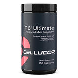 Cellucor P6 Ultimate - Enhanced Support for Men | Supports Muscle Growth & Strength | Natural Support Supplement with PeakATP, PeptiStrong, LJ100, elevATP, DIM, & SenActiv - 150 Capsules