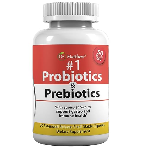 Best Probiotic Supplement with Prebiotic. Lactobacillus Rhamnosus, Lactobacillus Gasseri, Plantarum, Casei & Reuteri. Bifidobacterium longum, infantis & lactis. 15 Strains. 50 Billion CFU.