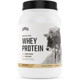 Levels Grass Fed 100% Whey Protein, No Hormones, Cappuccino, 2LB
