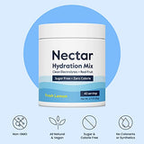 Nectar Sugar Free Electrolytes Powder - Organic Fruit No Sugar or Calories - Hydration Powder for Dehydration & Hangover Relief and Rapid Rehydration - Keto and Paleo (Lemon 40 Serving Tub)