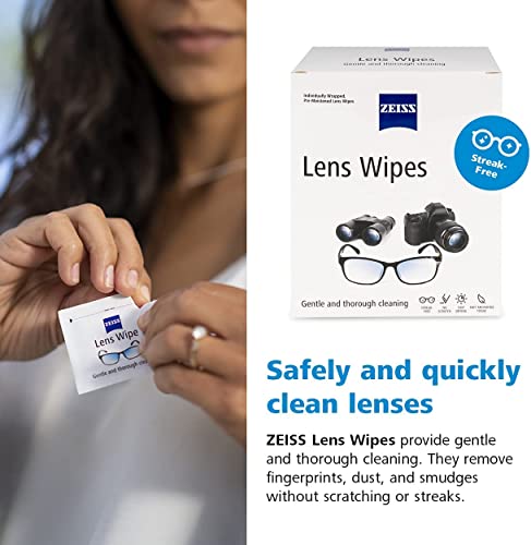 ZEISS Pre-Moistened Lens Cleaning Wipes, 600 Count