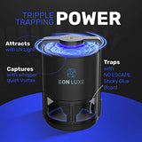 Indoor Insect Trap Bug-Zapper by Eon Luxe Solutions - Catcher & Killer for Gnat, Moth, Fruit Flies, Mosquito - Non-Zapper Traps for Bug Free Home - Catch Flying Insect Indoors via Light and Glue