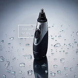 Panasonic ER430K Nose, Ear and Facial Hair Trimmer Wet/Dry with Vacuum Cleaning System