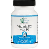 Ortho Molecular Products, Vitamin K2 with D3 60 caps