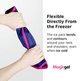 Reusable Cold Pack for Hip Bursitis, Replacement Surgery and Hip Flexor Pain. Ice Pack Wrap for Inflammation, Swelling Relief (by Magic Gel)