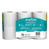 Angel Soft Toilet Paper, 6 Double Rolls, 6 = 12 Regular Bath Tissue Rolls