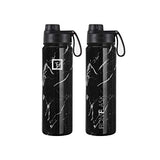 IRON °FLASK Sports Water Bottle - 22 Oz 3 Lids (Wide Spout Lid), Leak Proof - Stainless Steel Gym & Sport Bottles for Men, Women & Kids - Double Walled, Insulated Thermos, Metal Canteen