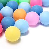 meizhouer Colored Ping Pong Balls: 50 or 100 Pack 40mm 2.4g Entertainment Table Tennis Balls Mixed Colors for Game and Advertising