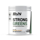 BARE PERFORMANCE NUTRITION, BPN Strong Greens Superfood Powder, Improved Digestion, Increased Energy, Immune System Support, Pineapple Coconut