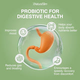 NaturalSlim Good Flora – Probiotics for Digestive Health, Intestinal Flora and Immune Support with Lactobacillus Acidophilus Probiotic | 7 Powerful Probiotic Strains | Gluten Free - 120 Capsules