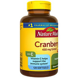 Nature Made Cranberry with Vitamin C, Dietary Supplement for Immune and Antioxidant Support, 120 Softgels, 60 Day Supply