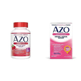 AZO Cranberry Pro Urinary Tract Health Supplement 600mg PACRAN, 1 Serving = More Than 1 Glass of Cranberry Juice 100 CT + Dual Protection, Urinary + Vaginal Support* 30 Count