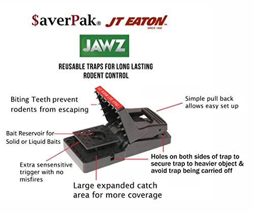 $averPak JT Eaton Rat Traps (12 Pack)