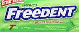 Freedent Peppermint Gum Plen - T - Pack (12 count)
