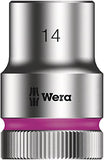 Wera Tools Magnetic Sock Rail C 4 Sock Set 1/2" drv 9 Pieces