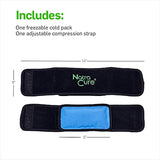 NatraCure Cold Therapy Wrap (Regular) with 14" Strap - 2 Pack - Small Reusable Gel Ice Pack Compress for Injuries and Pain Relief, Hand, Arch of Foot, Wrist, Elbow, Arthritis, Neuropathy - 715 CAT2PK