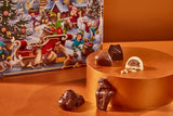 Neuhaus Belgian Chocolate 2023 Classic Advent Calendar – 25 Pieces Assorted Milk, White & Dark Chocolate Pralines – Christmas Gift - Gourmet Chocolate Gift