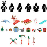 Roblox Holiday Advent Calendar for Kids, 24 Day Gift Playset - Toy Set Includes 6 Figures, 18 Accessories, 2 Redeemable Codes & More - 30 Pieces Total - Christmas Gift for Boys & Girls Ages 6+