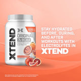 XTEND Original BCAA Powder Italian Blood Orange - Sugar Free Post Workout Muscle Recovery Drink with Amino Acids - 7g BCAAs for Men & Women - 90 Servings