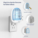 Flying Bug Zapper Indoor, Electronic Insect Killer, Mosquitoes Trap with Blue Lights for Living Room, Home, Kitchen, Bedroom, Baby Room, Office