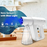 Atomizer Sprayer，Rechargeable ULV Nano Sprayer with Blue Light,Electrostatic ULV Atomizer Sprayer，Electrostatic Portable Sprayer