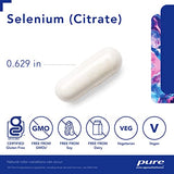 Pure Encapsulations Selenium (Citrate) | Hypoallergenic Antioxidant Supplement for Immune System Support | 180 Capsules