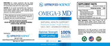 Omega-3MD - Fish Oil EPA & DHA - Improve Cardiovascular, Cognitive, and Joint Health - 1 Bottle Supply