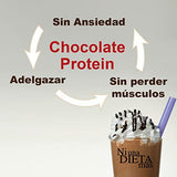 NI UNA DIETA MAS Reduce Abdominal Fat with a Protein to Stop Food Cravings (for Kids and Adults) (Chocolate Flavor)