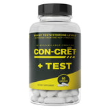 CON-CRET®+ Test, CON-CRET® Patented Creatine HCl Now with Testofen®, Boost Testosterone Levels, 60 Capsules