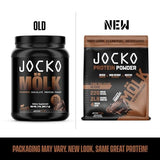 Jocko Mölk Whey Protein Powder (Chocolate) - Keto, Probiotics, Grass Fed, Digestive Enzymes, Amino Acids, Sugar Free Monk Fruit Blend - Supports Muscle Recovery & Growth - 31 Servings (New 2lb Bag)