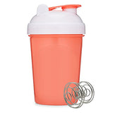 GOMOYO [4 Pack] 20 oz Shaker Bottle 4-Pack with Mixing Agitators (Coral/White, Purple, Mint/White, Rose) | Shaker Bottle for Protein Mixes Pack is BPA Free and Dishwasher Safe