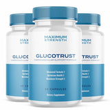 (3 Pack) Glucotrust Capsules - Gluco Trust Capsules - Glucotrust Reviews Advanced Formula Support Formula Pills - Glucotrust Capsules Reviews - Glucotrust Maximum Edge (180 Capsules)