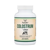 Colostrum Supplement 120 Capsules, 1,000mg per Serving (Bovine Colostrum Powder from First Milking Only, Std. to Contain 15% IgG Immunoglobulins) No Fillers, Made in The USA by Double Wood