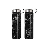 IRON °FLASK Sports Water Bottle - 22 Oz 3 Lids (Wide Spout Lid), Leak Proof - Stainless Steel Gym & Sport Bottles for Men, Women & Kids - Double Walled, Insulated Thermos, Metal Canteen