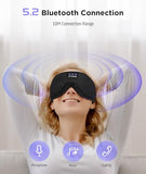 LC-dolida Sleep Mask with Bluetooth Headphones Bluetooth Sleep Mask Sleep Headphones,3D Eye Mask for Sleeping Mask Music Sleeping Headphones for Side Sleepers Meditation Gifts Gadgets for Men Women