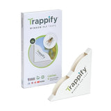 Trappify Fly Traps Indoor for Home - Window Fly Traps - House Window Fruit Fly Traps for Indoors, Gnat - Disposable Indoor Fly Trap with Extra Sticky Adhesive Strips - Inside Bug Catchers (24)