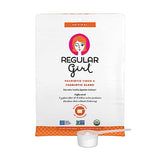 Regular Girl Organic Powder, Prebiotic Fiber Supplement and Probiotics for Women, Low FODMAP, 30 Servings, Unflavored