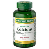 Nature's Bounty Absorbable Calcium 1200mg 100 Softgels
