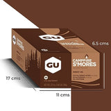 GU Energy Original Sports Nutrition Energy Gel, 24-Count, Campfire S'Mores