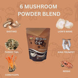 Mushroom Coffee - 35 Servings - Mushroom Supplement - Instant Coffee for Digestion, Energy, & Immune Support