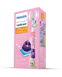 Philips Sonicare for Kids 3+ Bluetooth Connected Rechargeable Electric Power Toothbrush & Kids 3+ Bluetooth Connected Rechargeable Electric Power Toothbrush, Pink